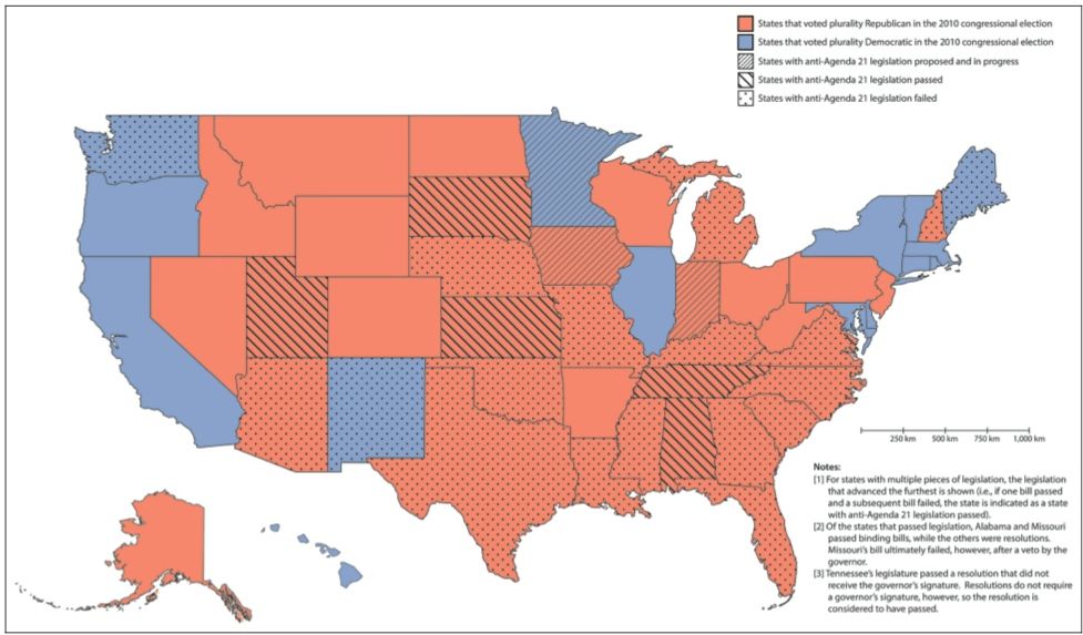 Anti agenda21-map US
